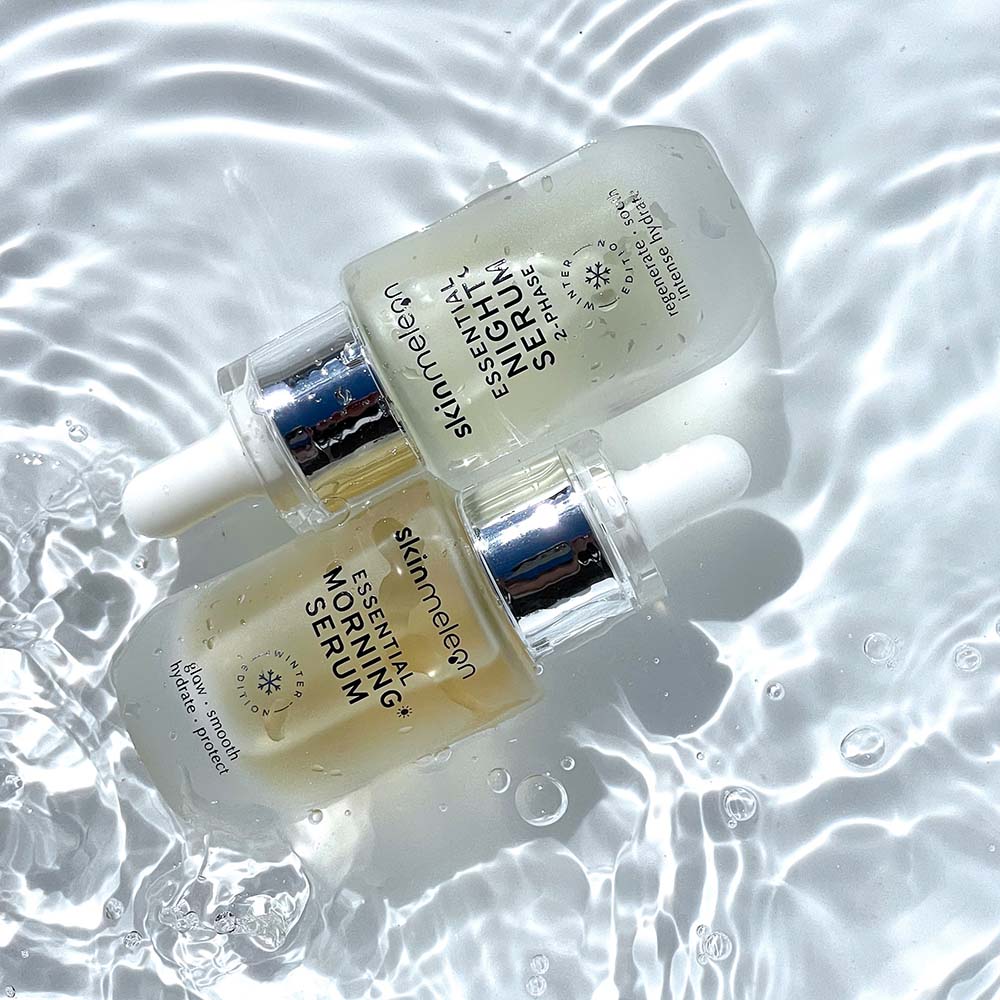 preity skinmeleon essential morning & night serum