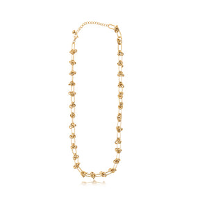 Gaia Cohesion Kette Gold Knoten vergoldet Cimer The Label