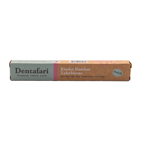 Dentafari Zahnbürstenverpackung Bambus Rosa
