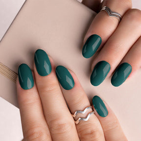 Turmalin Look to Go Nagellack vegan Made in Germany blau grün