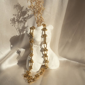 Gaia Cohesion Kette Gold Knoten vergoldet Cimer The Label