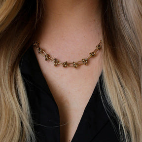 Gaia Cohesion Kette Gold Cimer The Label aus Hamburg Schmuck Manufaktur