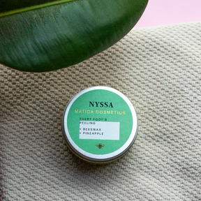 Matica Cosmetics Nyssa Fußpeeling Ananas Fußpflege Hamburg Peeling 