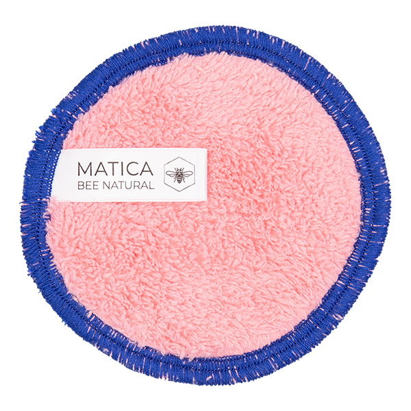 Matica Cosmetics Wiederverwendbare Wattepads Nachhaltig Hamburg Make-Up Pads Rosa Blau