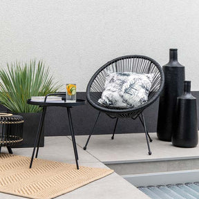 Mari&Sa Kissen Grau Outdoor Kissenhülle 