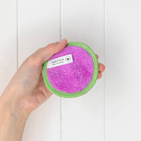 Matica Cosmetics wiederverwendbare Make-Up Pads Lavendel Grün Hamburg Nachhaltig