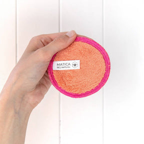Matica Cosmetics Hamburg Make-Up Pads Wiederverwendbar Nachhaltig Pfirsich Rosa